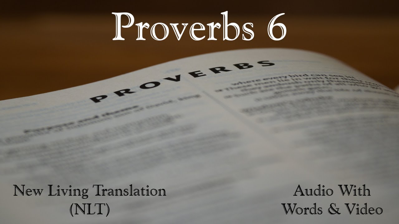 Proverbs 6 - Holy Bible - New Living Translation (NLT) Audio Bible With Video