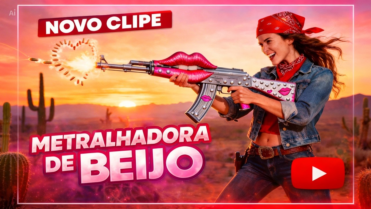 Metralhadora de Beijo 💋🔫 | Sertanejo Chiclete 2026