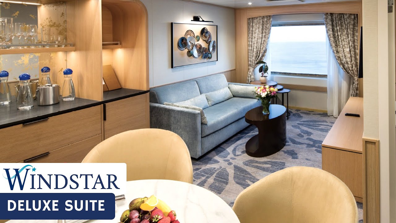 Windstar Star Breeze | Deluxe Suite Tour & Review 4K | Windstar Cruises