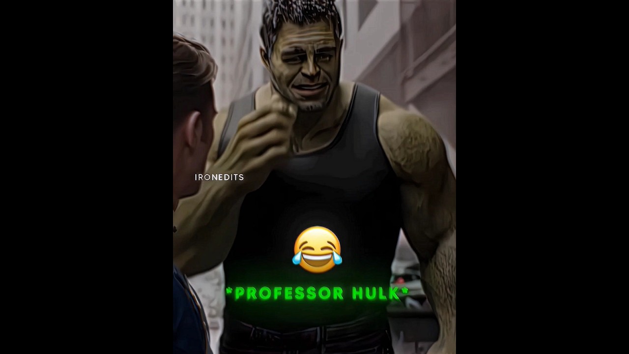 Professor hulk meets old hulk 😂 #shorts #marvel