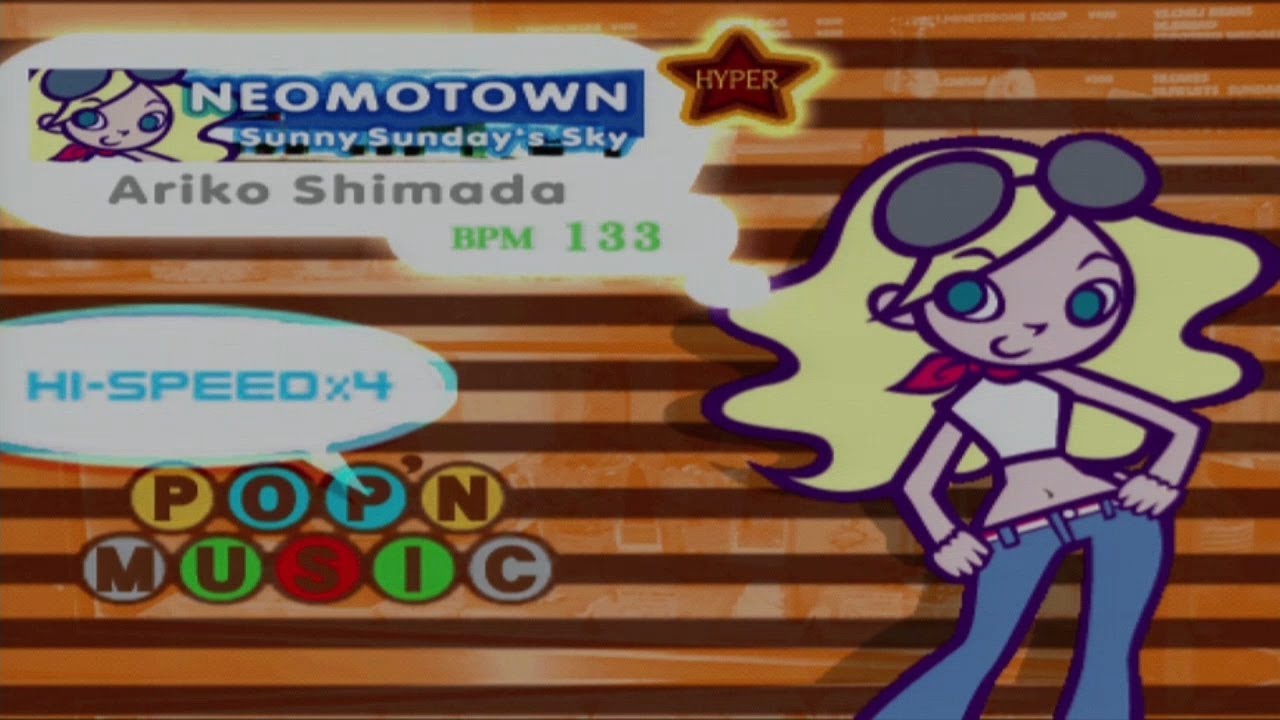 [POP'N MUSIC CS9] ネオモータウン - Sunny Sunday's Sky (H)