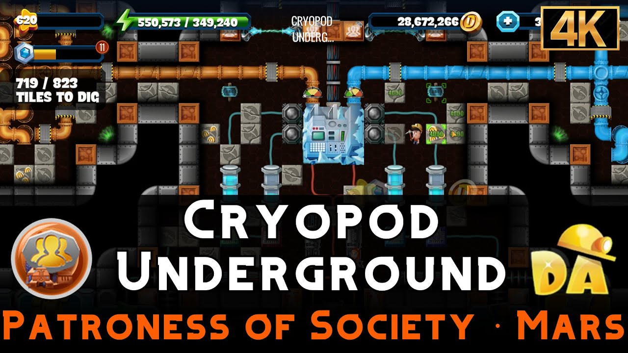 Cryopod Underground | Patroness of Society #12 | Diggy's Adventure