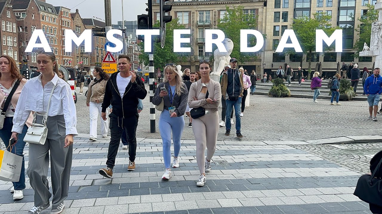Amsterdam Walking Tour | De Pijp To Amsterdam Central Station | A Busy Wednesday In Amsterdam🇳🇱