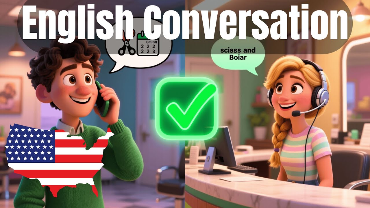 Real English Dialogue: A Phone Call to a Hairdresser