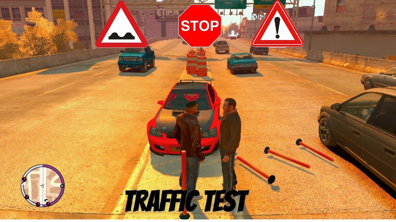 Grand Theft Auto Episodes from Liberty City What happens if you add ramp to traffic?