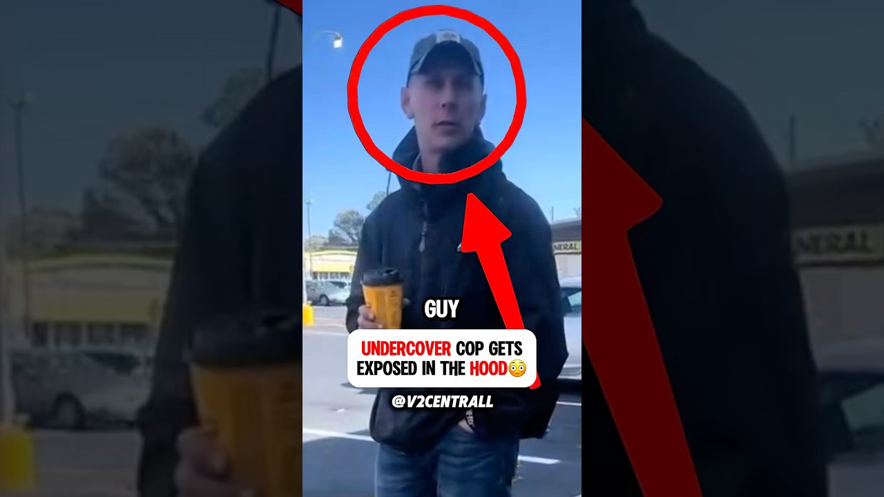 Полицейский под прикрытием разоблачён в капюшоне😳