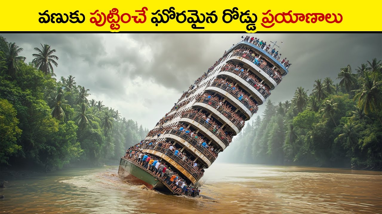 వణుకు పుట్టించే రోడ్లు  | dangerous roads in the world in Telugu | deadliest roads