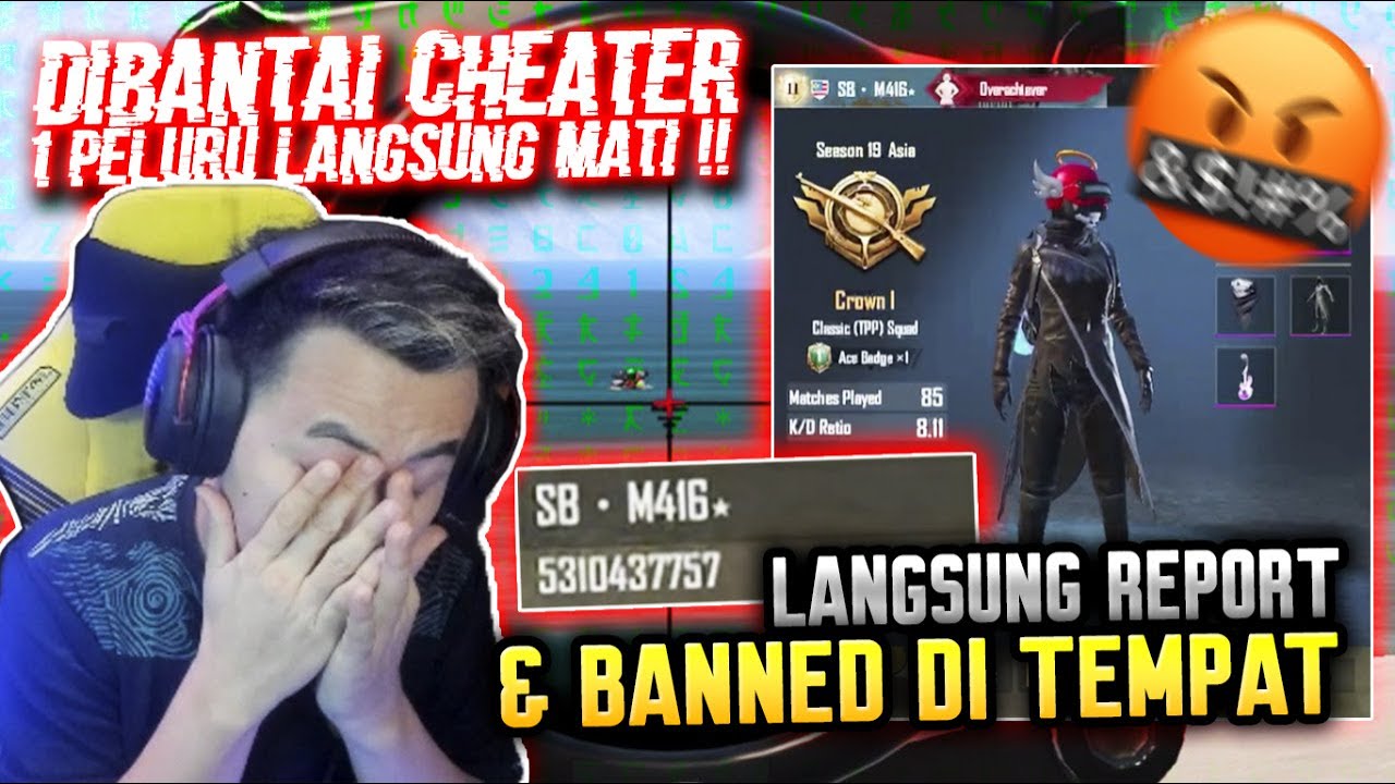 DI BANTAI CHEATER 1 PELURU LANGSUNG MATI ?! AUTO REPORT & PLEASES BANNED DI TEMPAT !!! - PUBG MOBILE