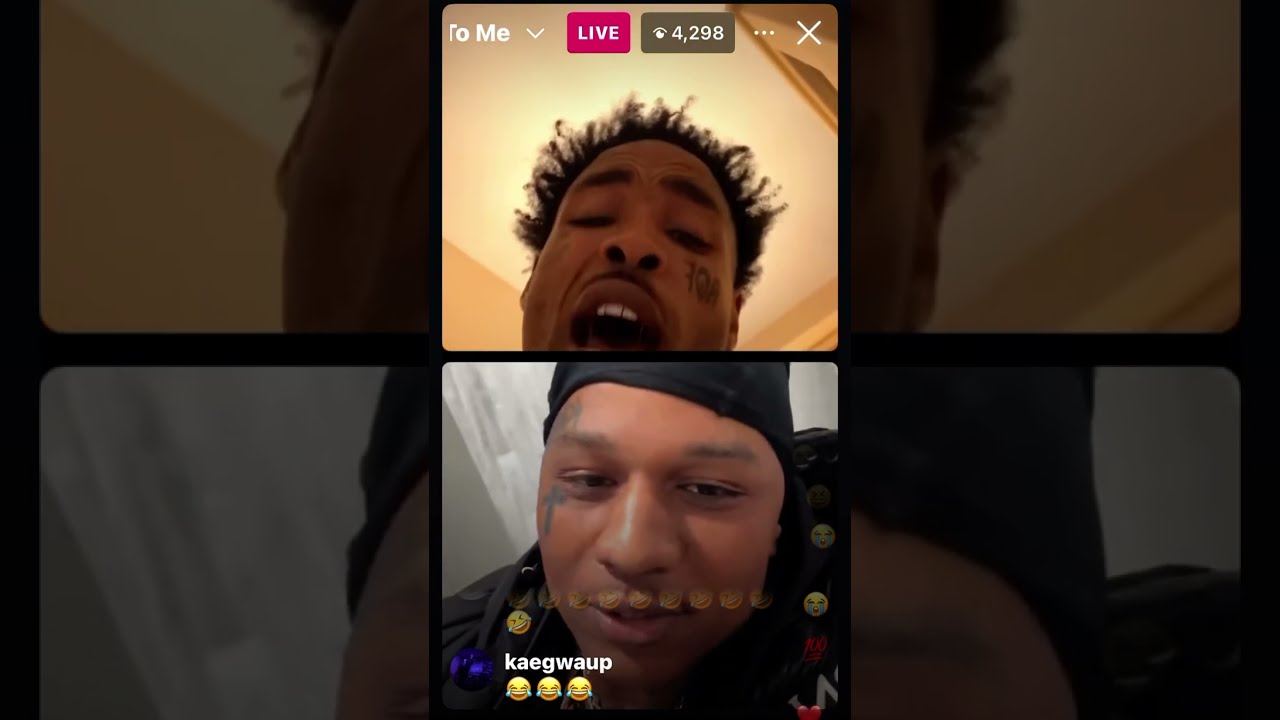Ebk jaaybo arguing with Aof niino on live. Aof Nino says he’ll beat Ebk young joc up.