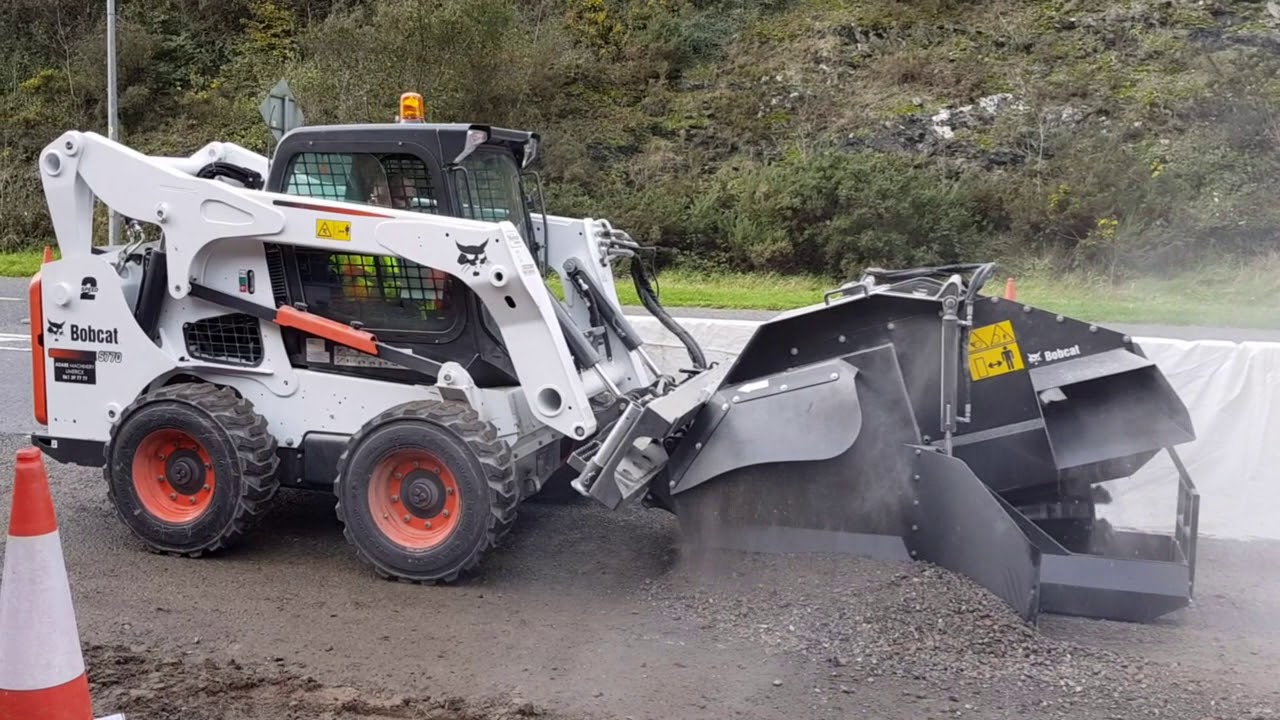 Bobcat Attachments | Wheel Saw - Watch it work