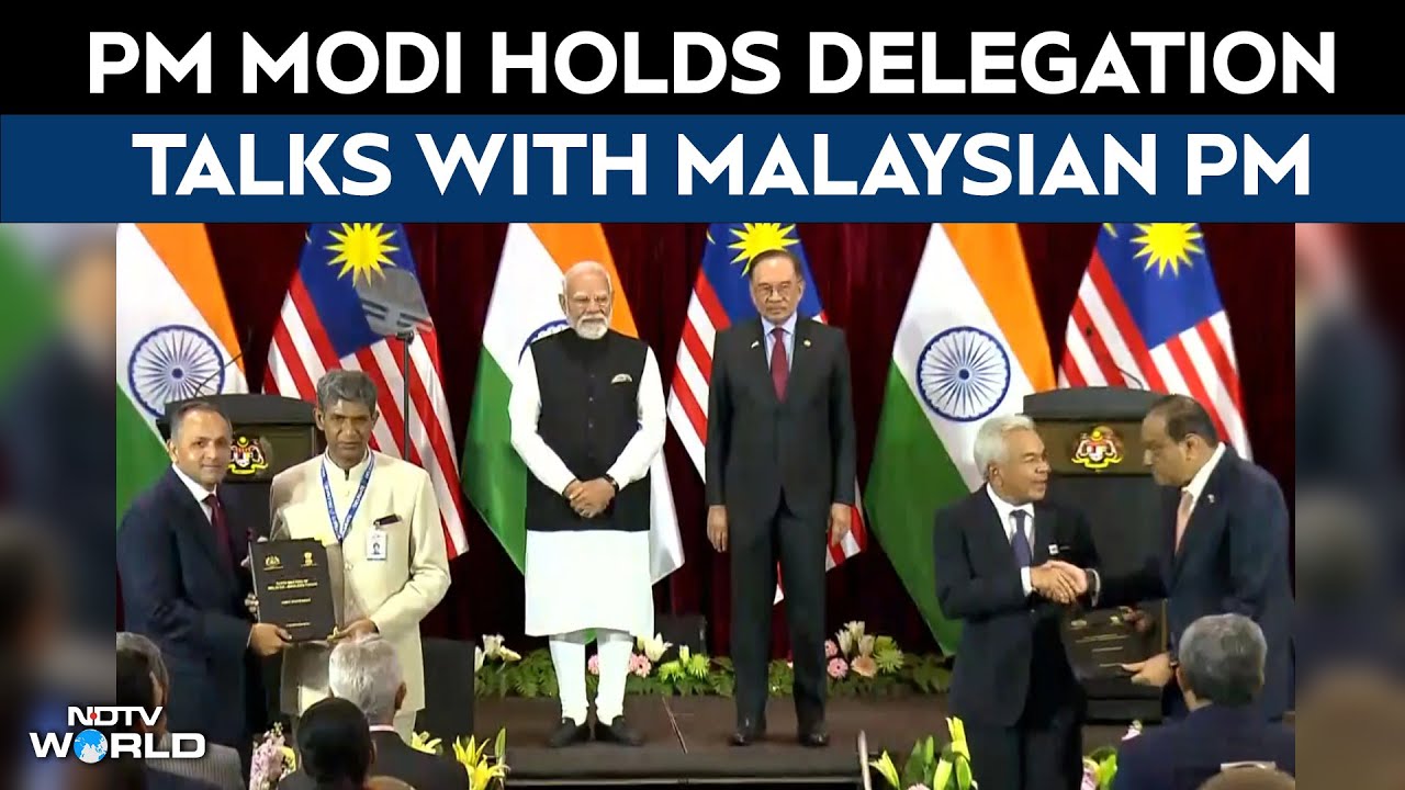 PM Modi In Malaysia | PM Modi Holds Delegation-Level Talks With Malaysian PM