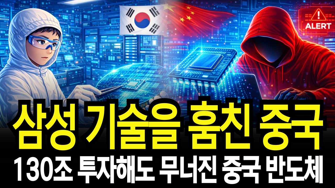 삼성의 기술을 훔치고 130조 투자했지만.. 중국 반도체의 몰락의 이유