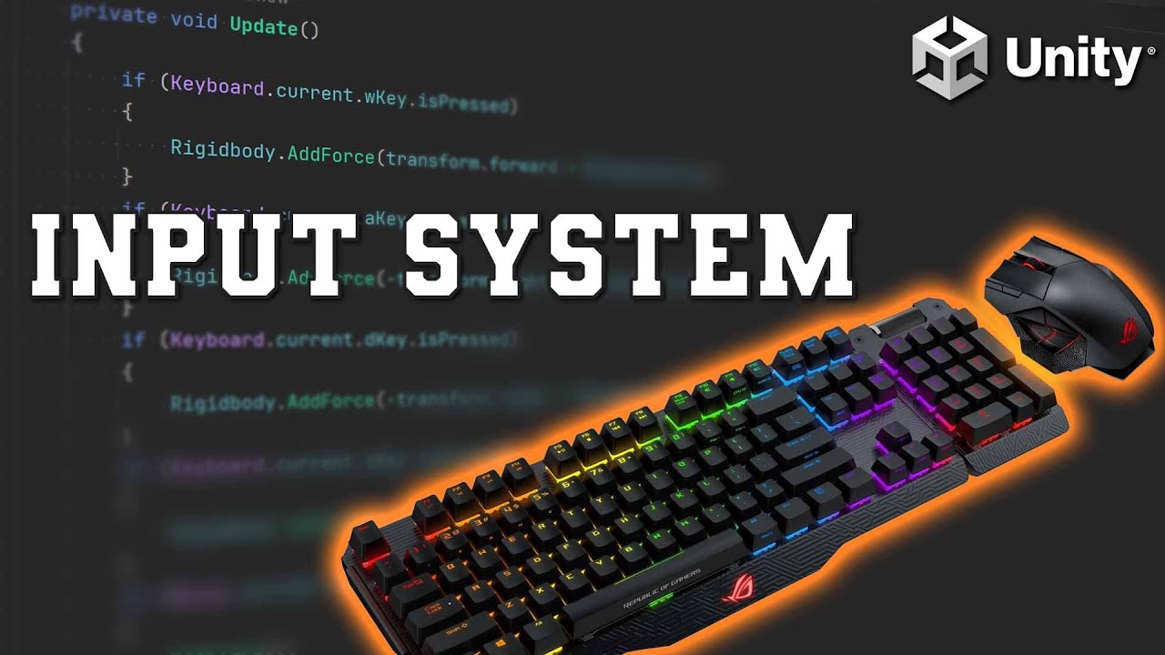 Как использовать &laquo;новую&raquo; систему ввода по-старому | Учебное пособие по Unity