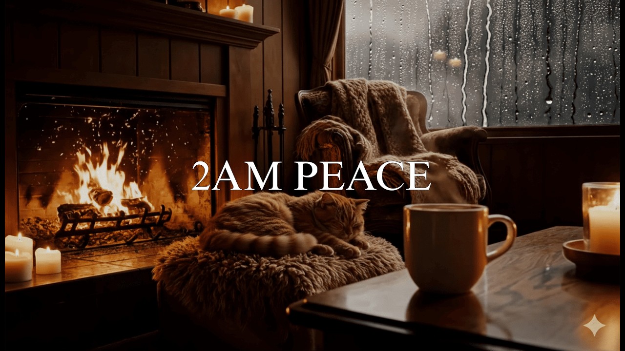 Calm Your Mind at 2AM 🌙 Rain & Piano
