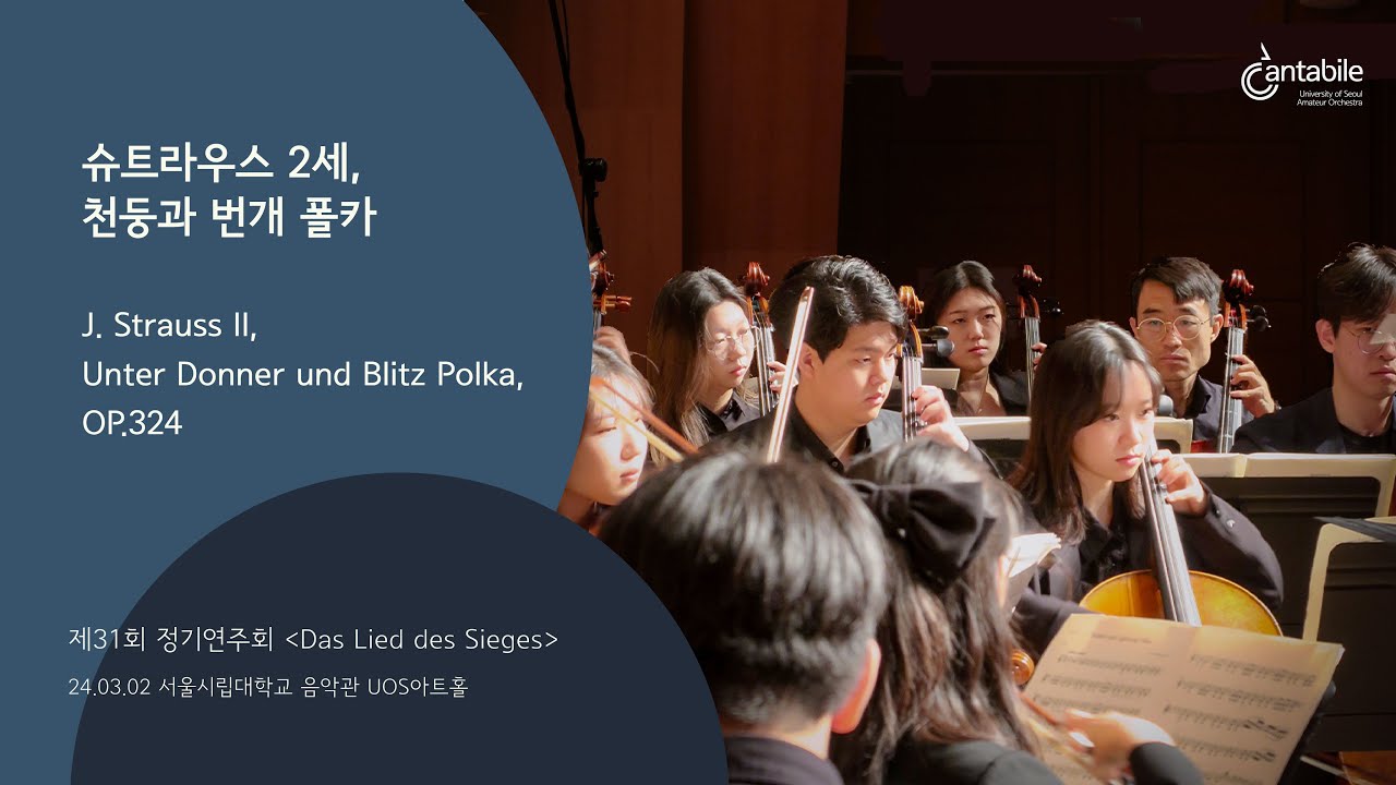 슈트라우스 2세, 천둥과 번개 폴카 | J. Strauss II, Unter Donner und Blitz Polka, OP.324