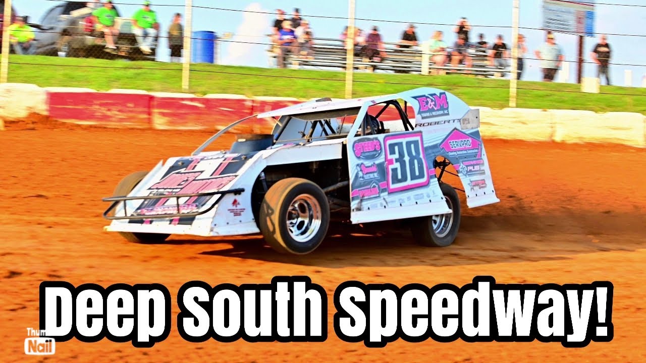 Hustling at Deep South Speedway! Rough start but salvaged a good finish..