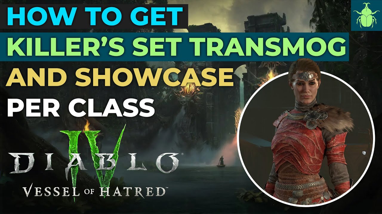 Diablo 4 - Killer's Armor Set Transmogs, How To Get & Showcase Per Class