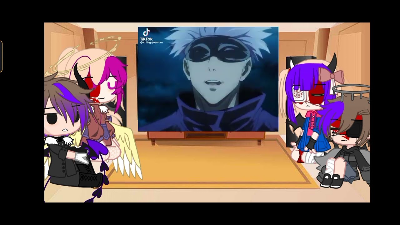 afton family react to Michael as Gojo