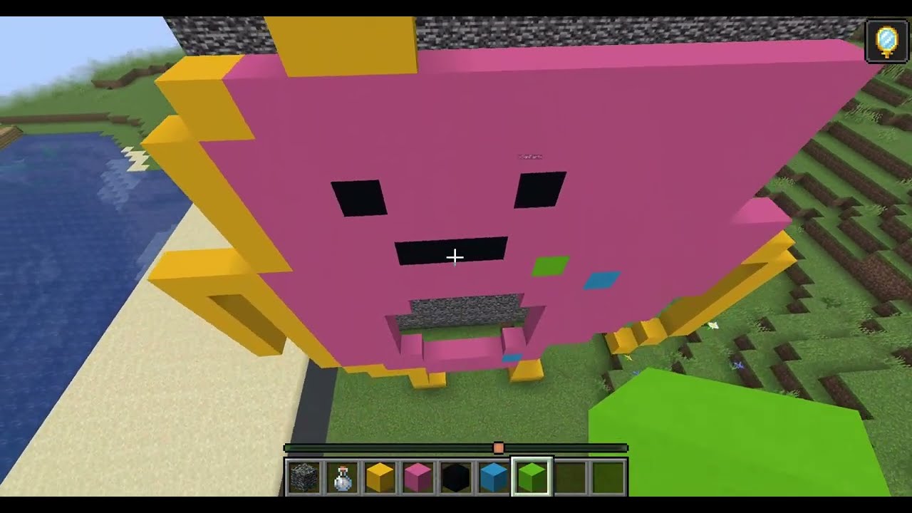 Oszukuję  w konkursie budowania pączków w minecraft