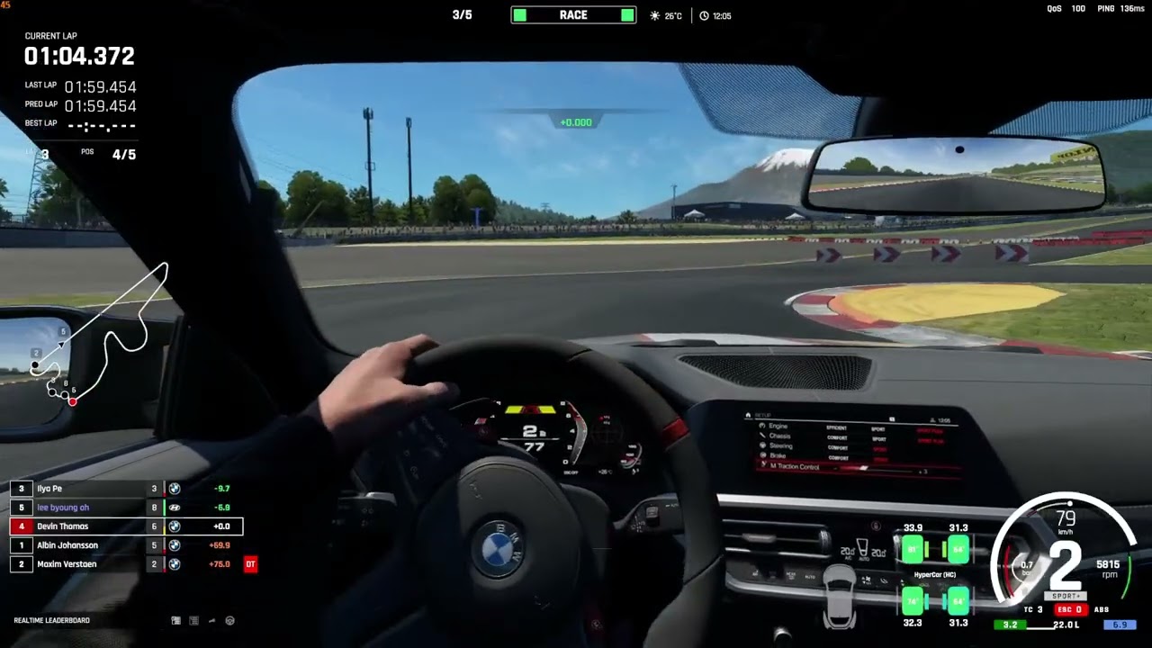 BMW M4 CSL ONLIONE RACING ASETTO CORSA EVO 0.4
