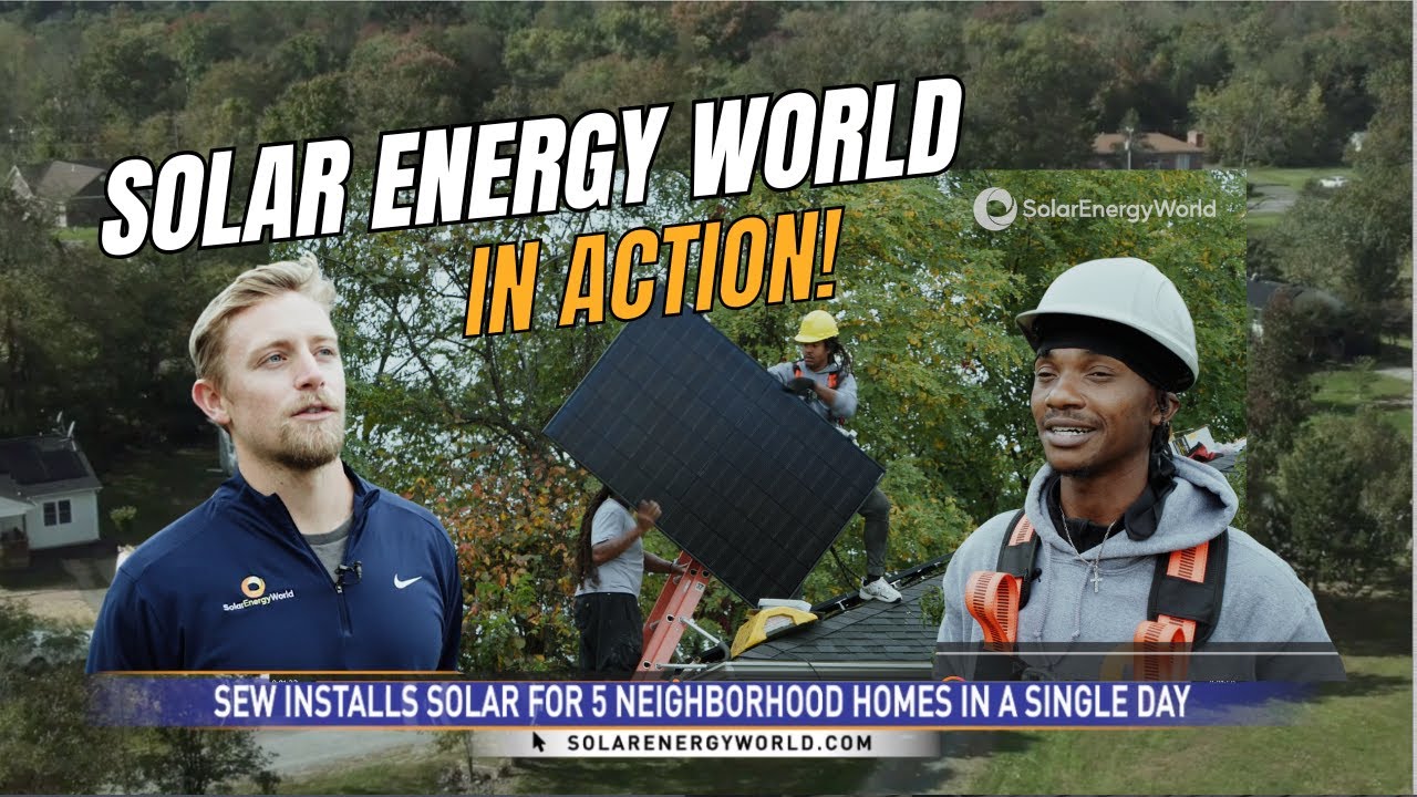 Solar Energy World In Action!