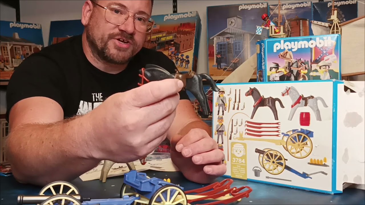 Playmobil Western 3784 S&uuml;dstaaten Confederate Soldiers Set Unboxing Set Vorstellung 