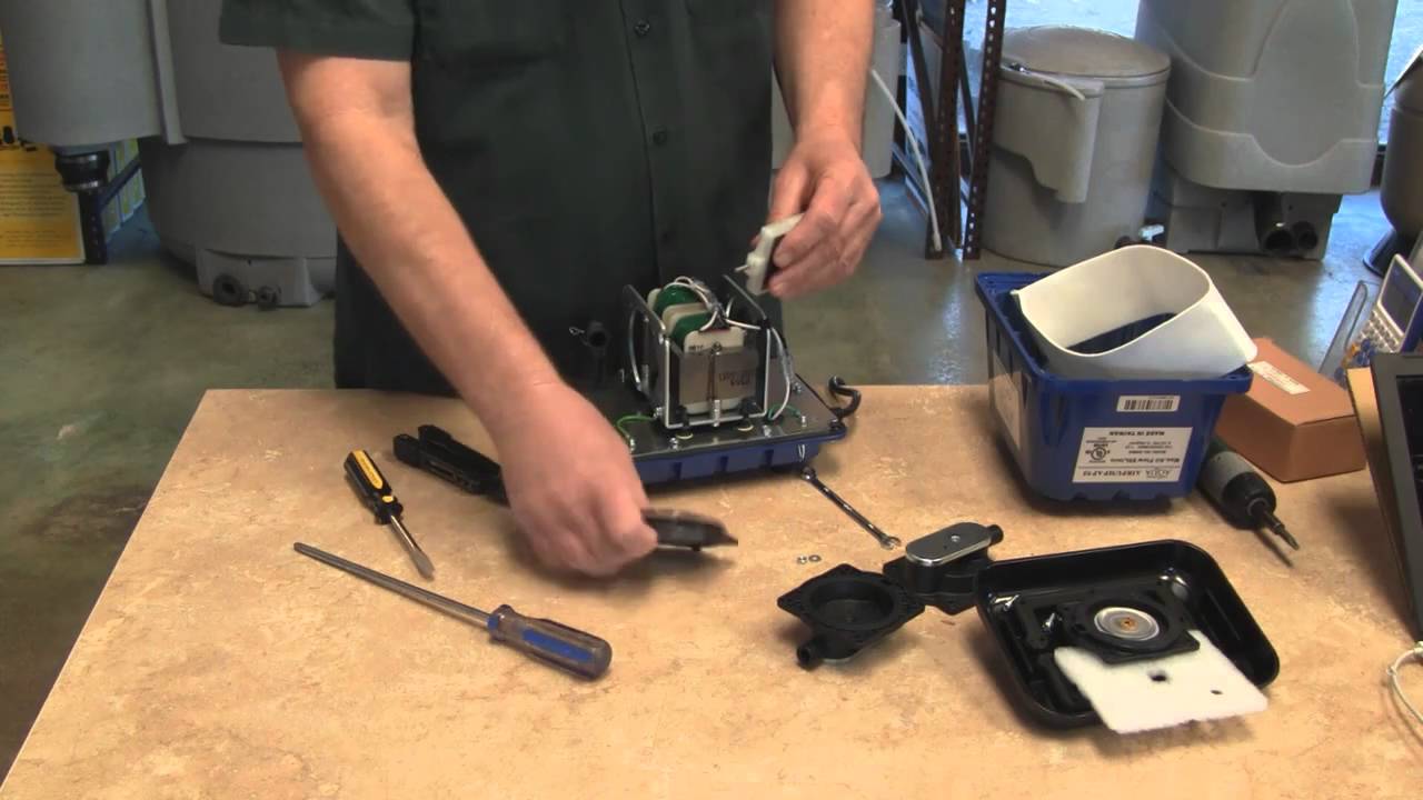 Changing the diaphragms on your air pump.