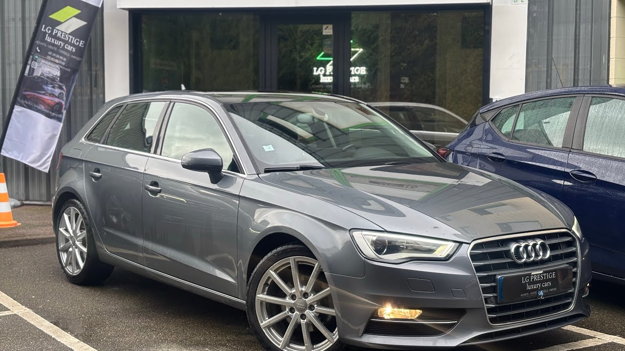 Présentation d’une AUDI A3 SPORTBACK AMBITION LUXE 150