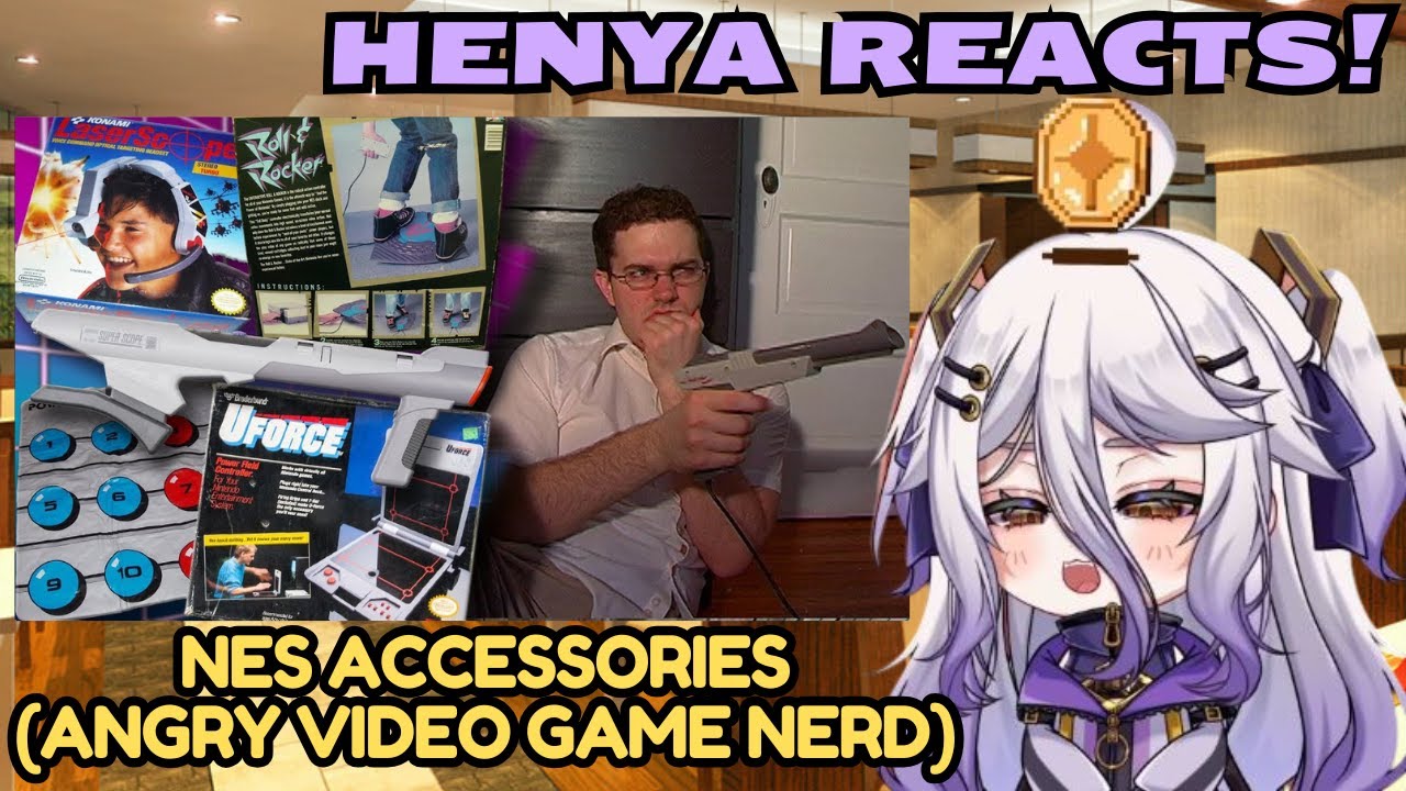 Henya Reacts to Angry Video Game Nerd: NES Accessories