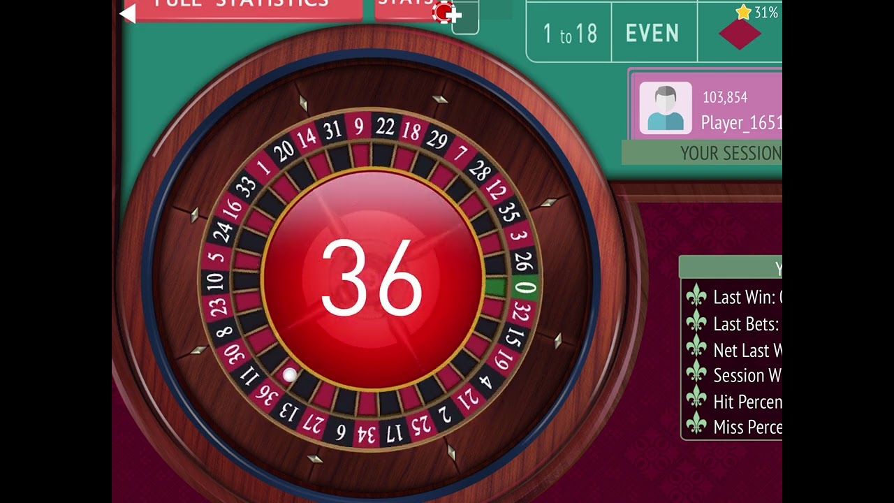 RNG roulette crusher - wins 108 in 14 minutes