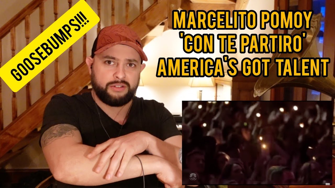 ACTUAL GOOSEBUMPS! | MARCELITO POMOY - CON TE PARTIRO (UK SINGER REACTION)