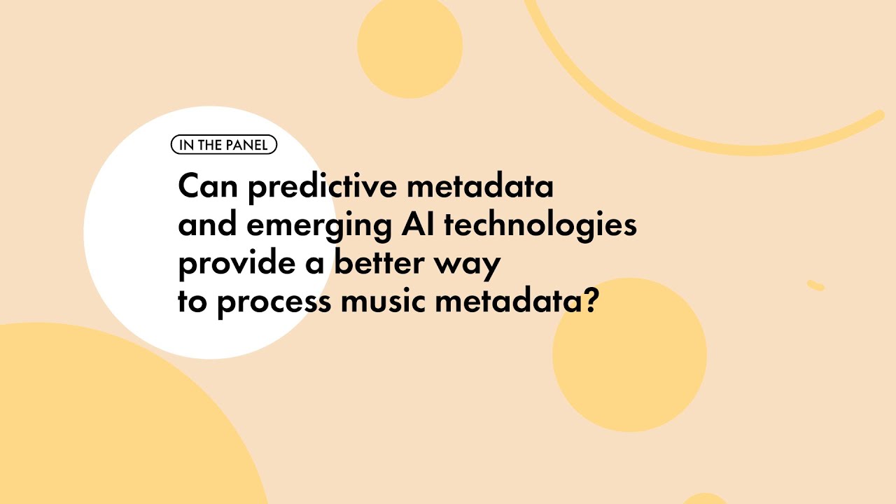 Can predictive metadata and emerging AI technologies provide a better way to process music metadata?
