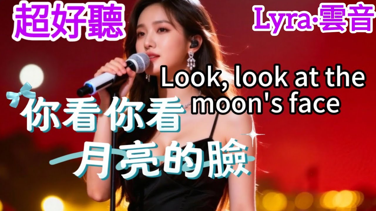 Lyra·雲音 老歌新唱 超好聽 | 《你看你看月亮的臉》 | 原唱:孟庭葦 | Beautiful |  