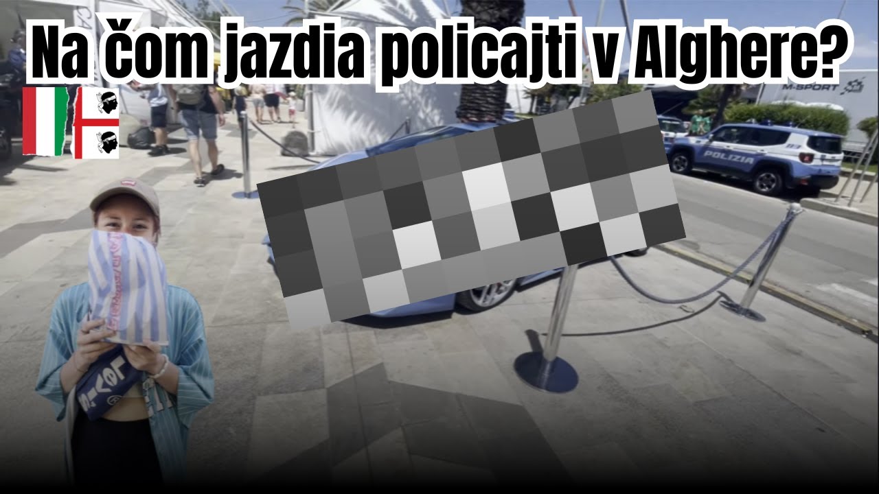 Na čom jazdia policajti v Alghere ? Sardínia deň #2