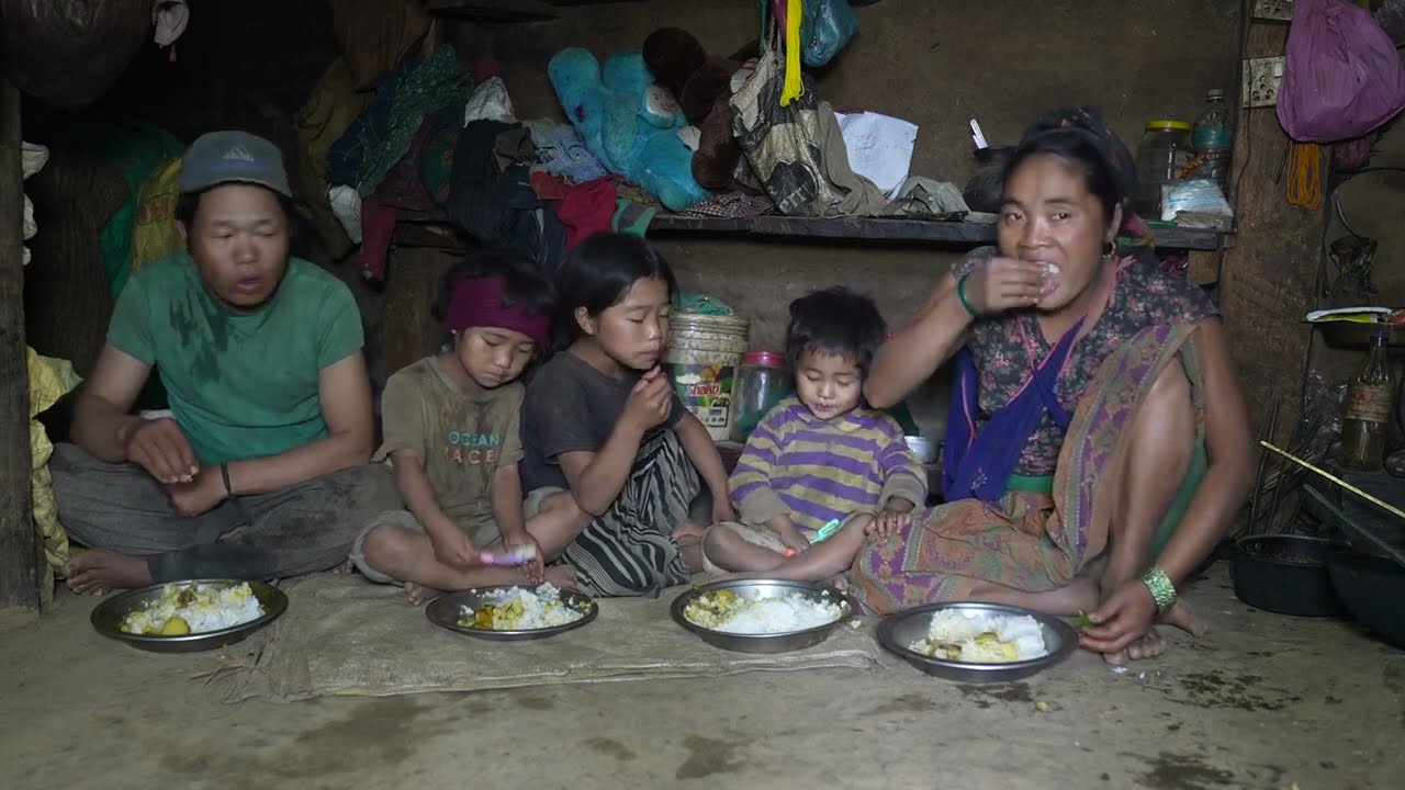 Daily activities of happy family || Nepali village life