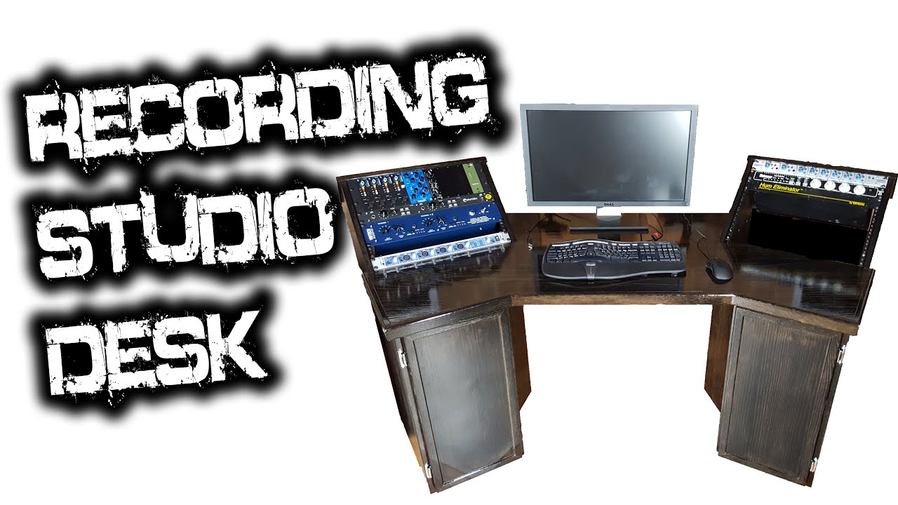 DIY Recording Studio Desk (for Glenn Fricker) - Free Plans!