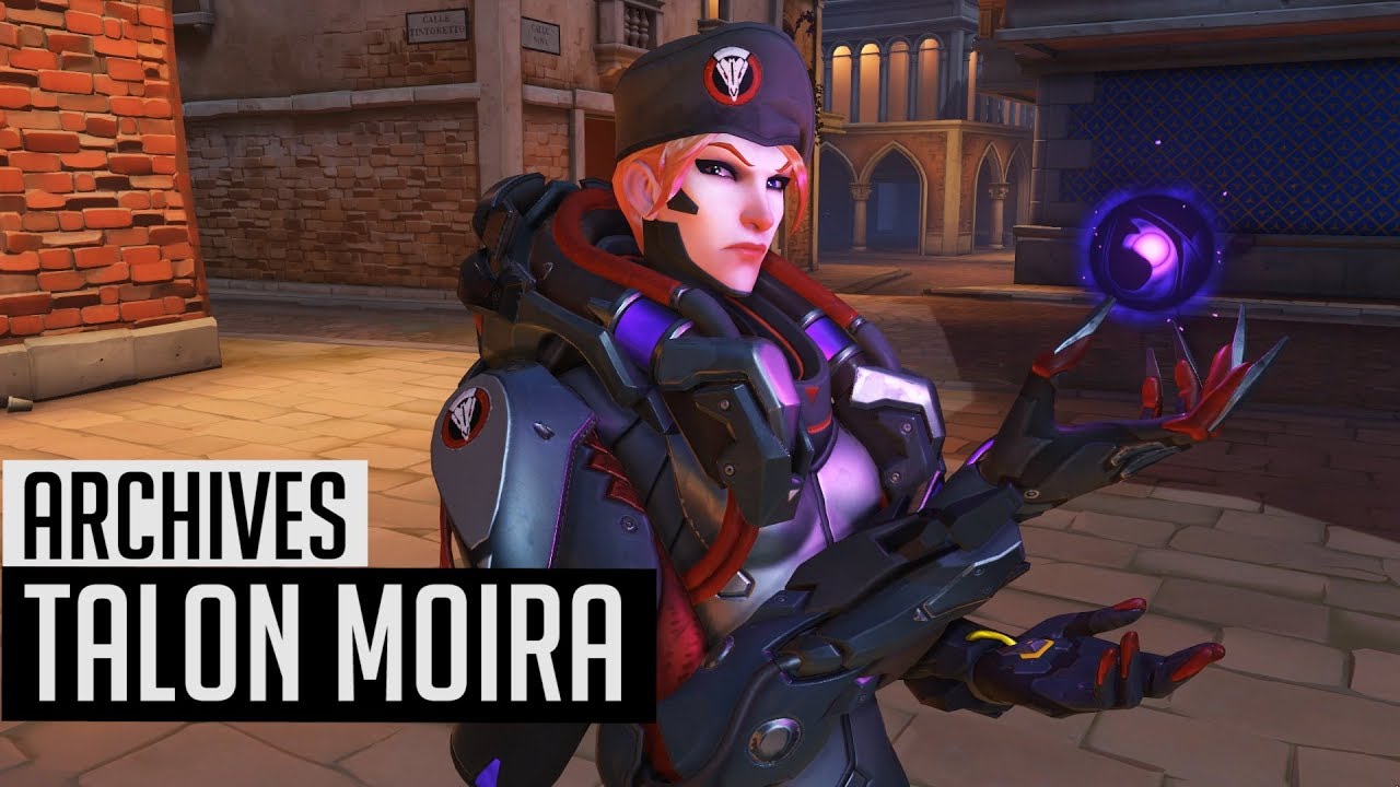 Overwatch Archives 2018 | Blackwatch Moira Skin In-Game | Retribution/Uprising