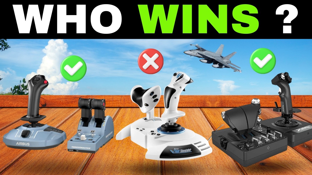 ✅ TOP 10 Best Flight Simulator Controllers [2026]✈️Joysticks, Yokes, Throttles, Pedals for PC & Xbox