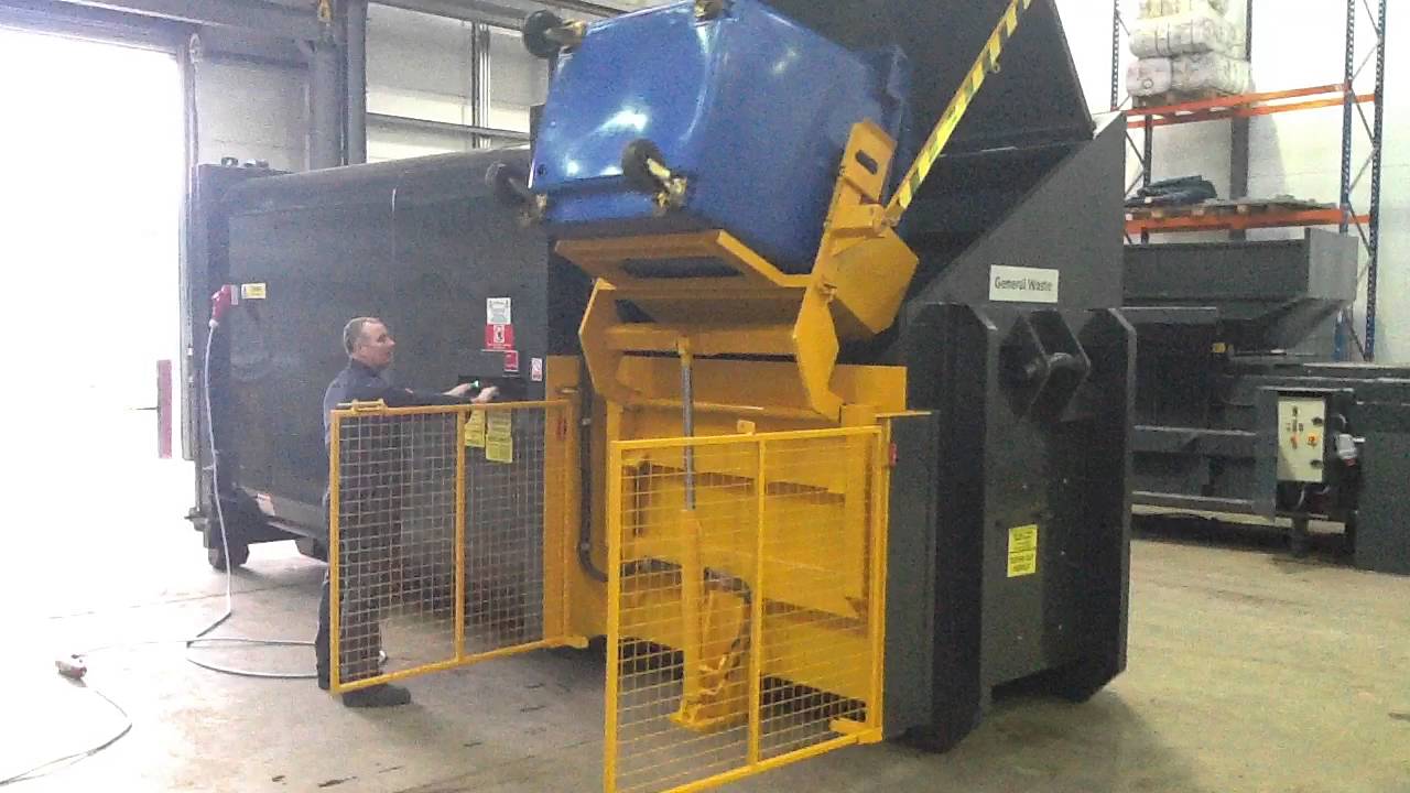 Portable Compactor with Bin Lift