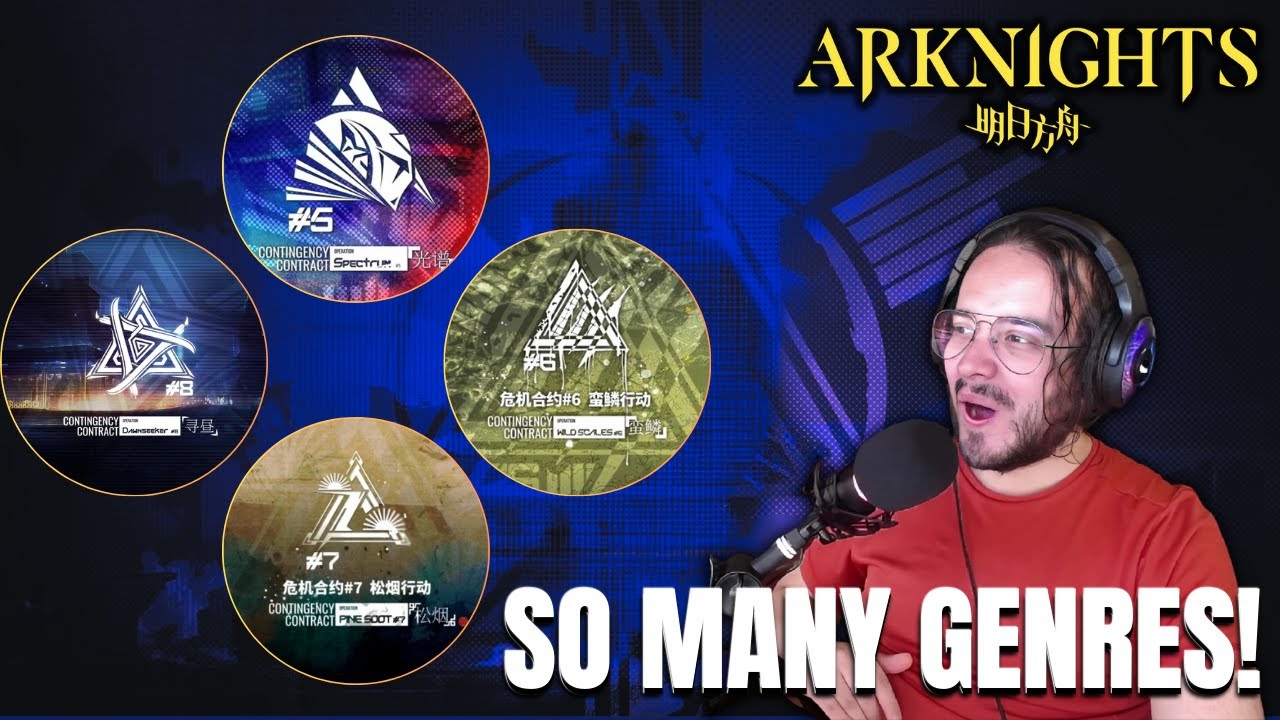 ARKNIGHTS OST | CC Themes (5-8) | MUSICIAN'S REACTION