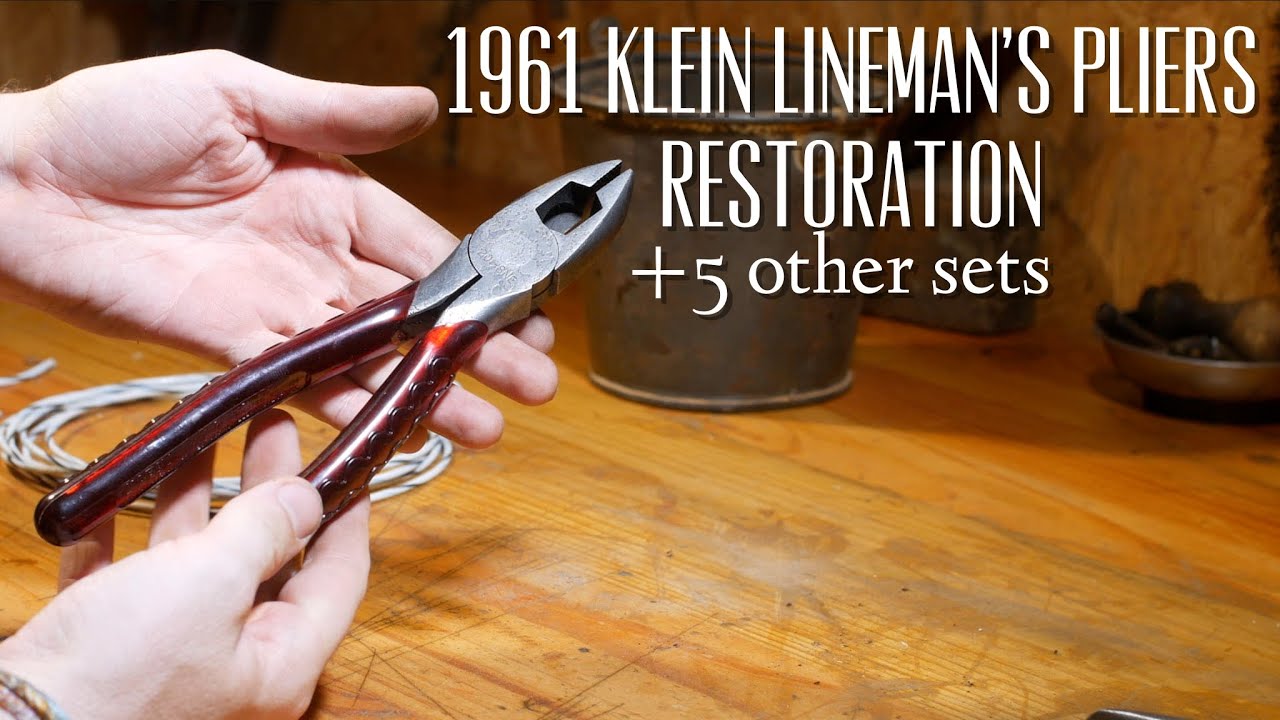 Restoration - Klein Lineman's Pliers 201-8NE + 5 other sets