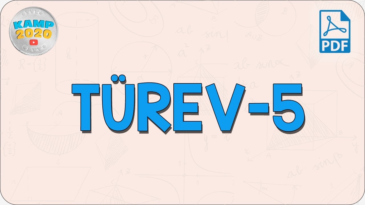 T&uuml;rev- 5 (Maksimum- Minimum Problemleri) | AYT Matematik 2020