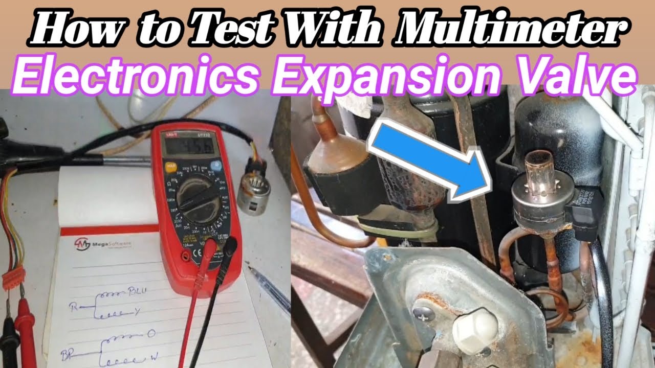 How to Test Electronic Expansion Valve With Multimeter in Urdu/Hindi