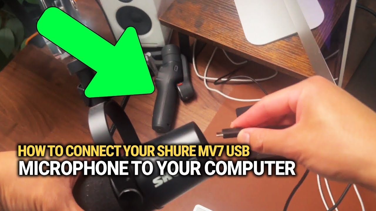 Jak podłączyć mikrofon USB Shure MV7 do komputera
