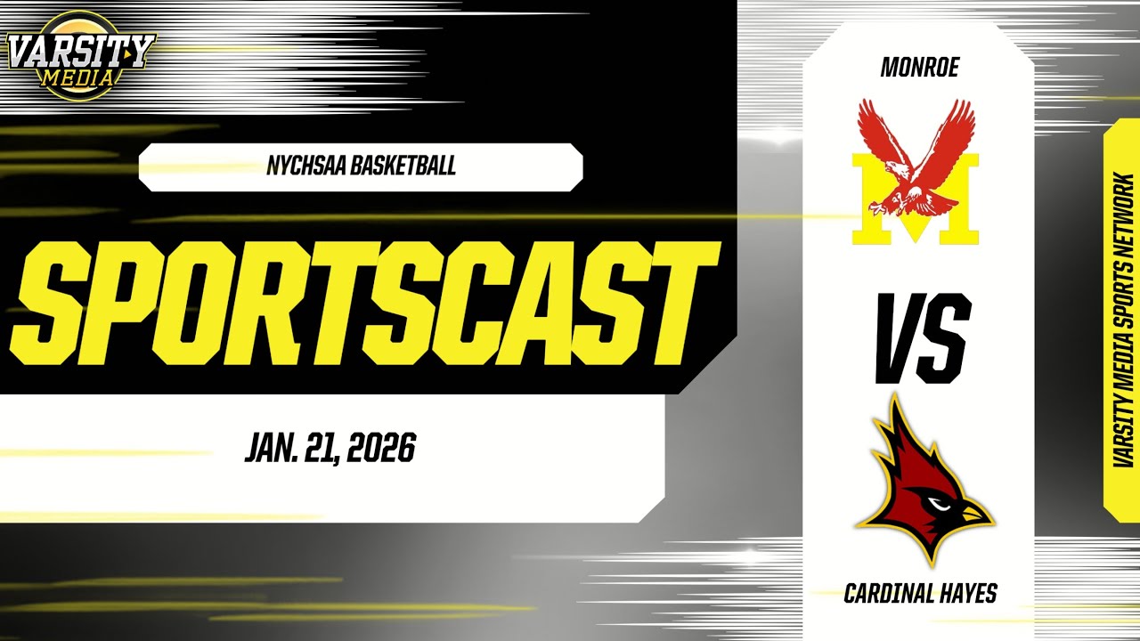 SPORTSCAST | Monroe vs Cardinal Hayes | Boys Basketball | 1/21