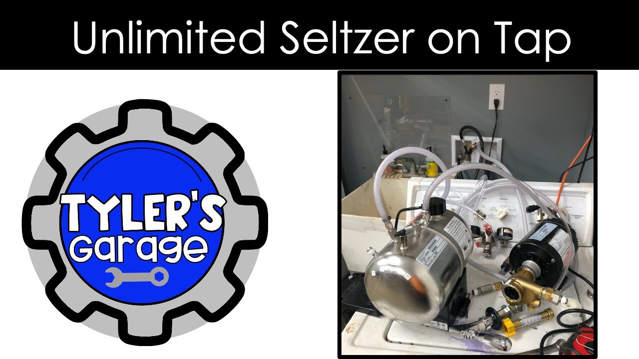 Unlimited Seltzer on Tap using McCann's Carbonator hack without Cold Plate