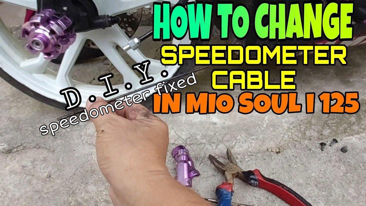 HOW TO CHANGE SPEEDOMETER CABLE IN MIO SOUL i 125
