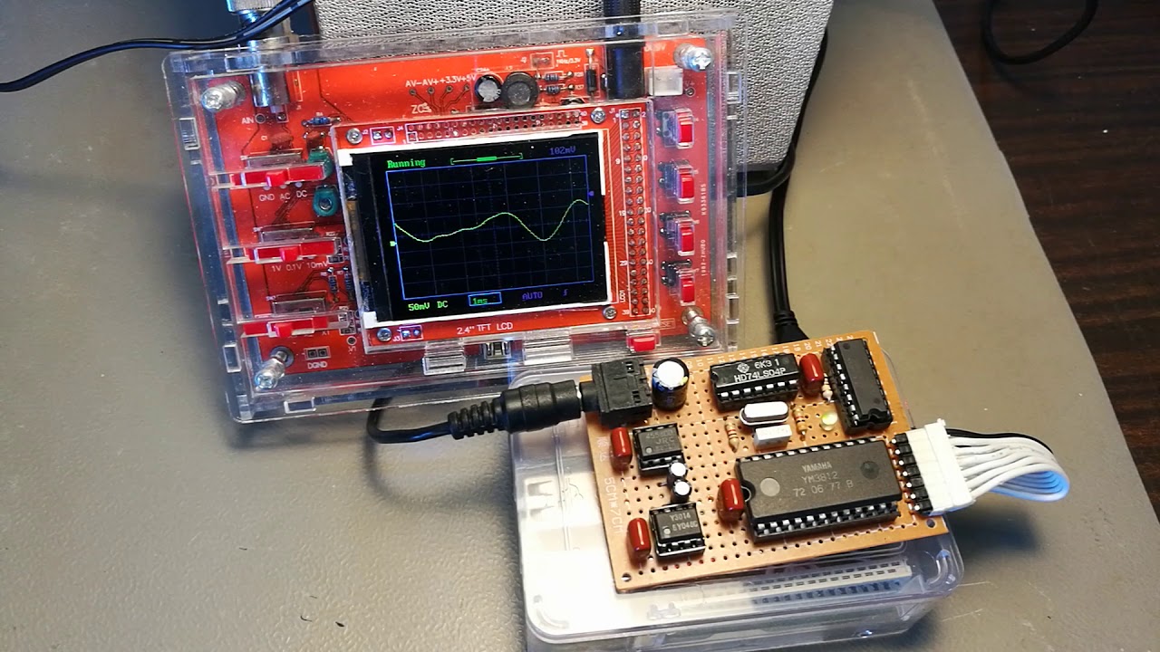 YM3812 OPL2 Board and Raspberry PI, playing arcade videogame music