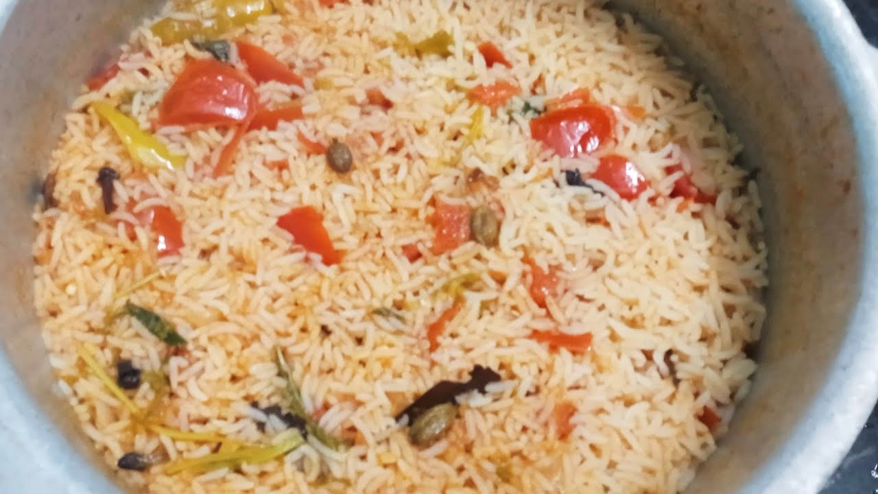 பத்து நிமிடத்தில் சுவையான தக்காளி சாதம் | Plain Briyani  | Empty kuska @MazhilManam 
