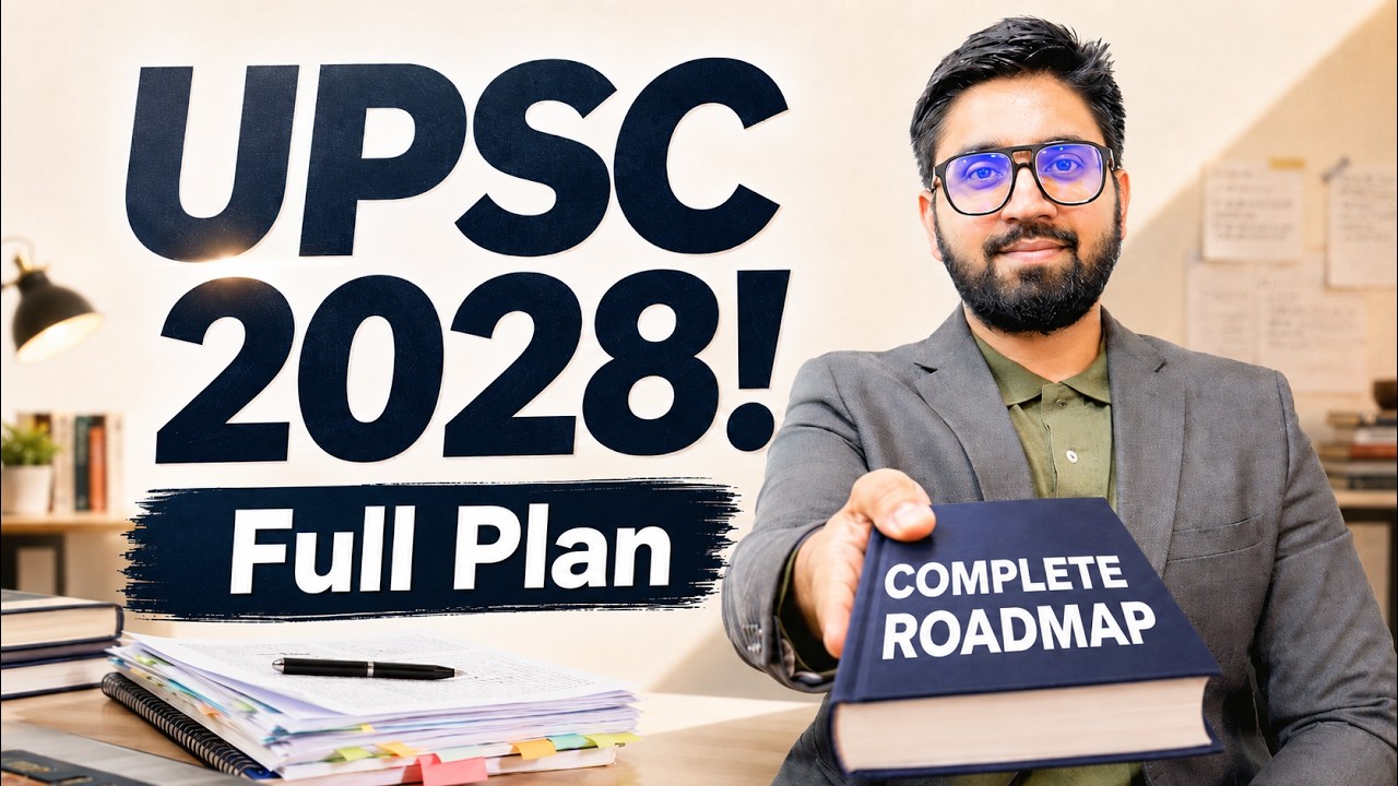 UPSC 2028 Full Plan: Complete Preparation Roadmap for Beginners | Prelims, Mains & Optional Strategy